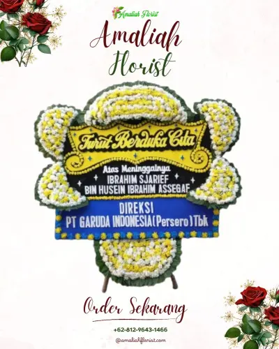 Papan Bunga Duka di Jubang