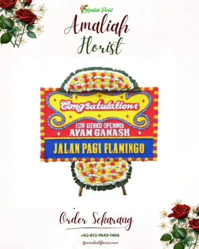Bunga Papan Congratulation di Jubang